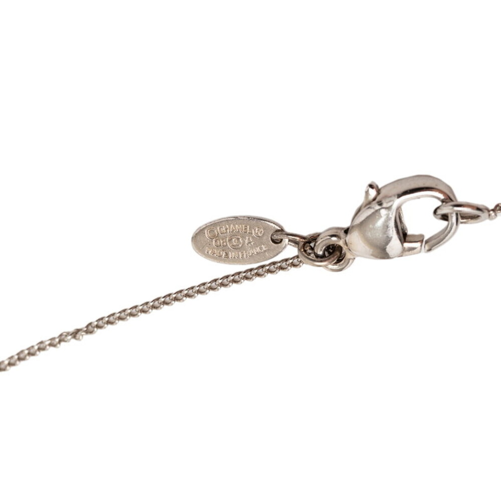 CHANEL Silver Logo Necklace - Picture 5 of 6